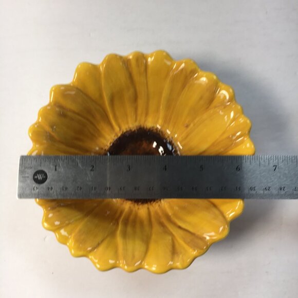 Certified International 6.5" Sunflower Fields Ice Cream Dessert Bowl - Picture 4 of 5